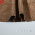 GRS Wool Check Tweed Plaid Fabric para abrigos